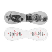 モダン2パーソナライズされた枚の写真最高のコラージュ 野球ボール (パネル)