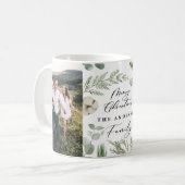 モダン2ミニマル枚の写真のエレガントC コーヒーマグカップ (正面左)