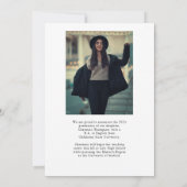 モダン2写真卒業 案内状 (裏面)