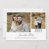 モダン2枚の写真 セーブザデート (正面)