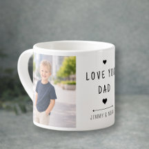 モダン2枚フォトコラージュ Love You Dad スペシャルマグ