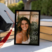 モダン2025年写真卒業発表