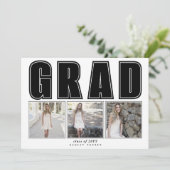 モダン2025年卒業の黒組 招待状 (スタンド正面)