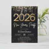モダン2026年新年パーティー 招待状 (スタンド正面)