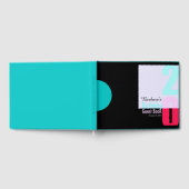 モダン20th頭が切れるバースデーパーティーゲストブック ゲストブック (全面)