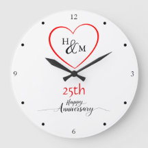 モダン25ミニマル結婚周年記念アイディア