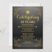 モダン25周年招待状 招待状 (正面)