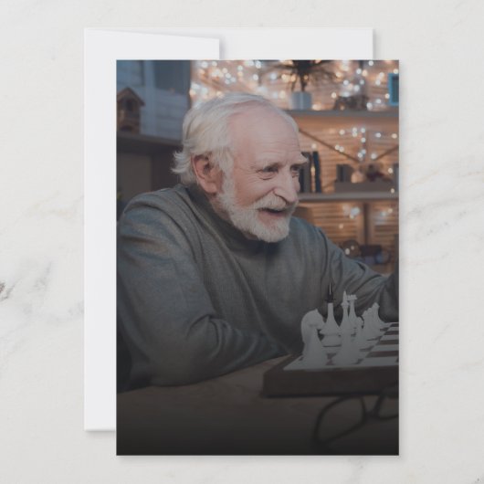 モダン2-Photoライフお祝い招待状 招待状 (裏面)