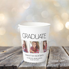 モダン3お洒落 – 写真の卒業 紙コップ