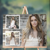 モダン3写真卒業 アクリルサイン (ニュートラル)