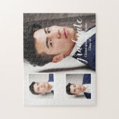 モダン3写真卒業 ジグソーパズル (縦)