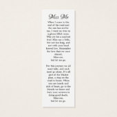 モダン3写真追悼式祈りの言葉しおり (裏面)