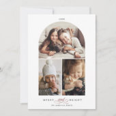 モダン3月3日メリー写真 シーズンカード (正面)