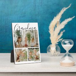 モダン3枚おばあちゃん フォトプラーク