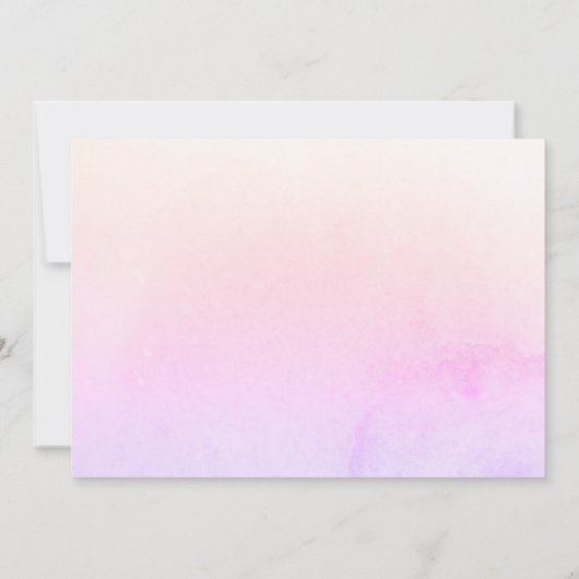 モダン3枚写真出生 案内状 (裏面)