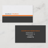 モダン3色B 名刺 (正面/裏面)