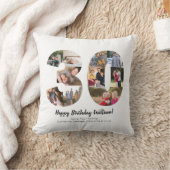 モダン30枚写真コラージュ オーダーメイド グリーティングカード クッション (ブランケット)