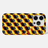 モダン3Dスランターブロックケース - ボールドインダストリアル Case-Mate iPhoneケース (裏面 (横))