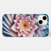 モダン3Dレイヤードペーパーフォンケース - パステルジオメトリック Case-Mate iPhoneケース (裏面 (横))