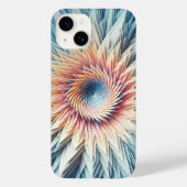 モダン3Dレイヤードペーパーフォンケース - パステルジオメトリック Case-Mate iPhoneケース (裏面)