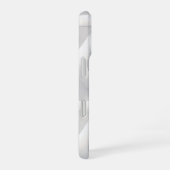 モダン3D幾何学ホワイト iPhone 16ケース (右側面)