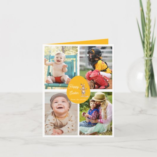 モダン4イメージイースター シーズンカード (正面)