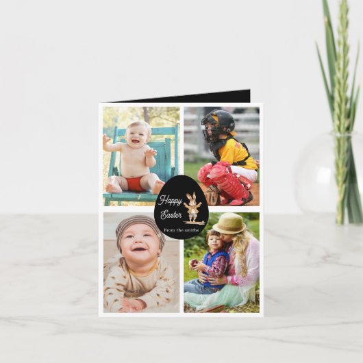 モダン4イメージイースター シーズンカード (正面)