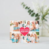 モダン4カスタム-写真テンプレートコラージュ ポストカード (スタンド正面)