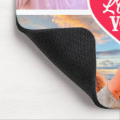 モダン4カスタム-写真テンプレートコラージュ マウスパッド (コーナー)