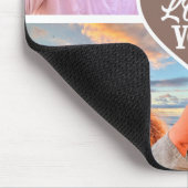 モダン4カスタム-写真テンプレートコラージュ マウスパッド (コーナー)