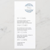 モダン4コースフローラ結婚ズ メニュー (正面)