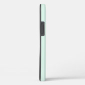 モダン4枚の写真グリッドコラージュ名ティール（緑がかった色）ミント Case-Mate iPhoneケース (裏面 / 右)
