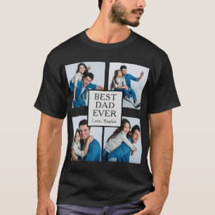 モダン4枚カスタム最高のパパEver Tシャツ