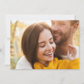 モダン4枚写真 ウェディング セーブザデート (裏面)