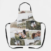 モダン5ミニマル枚の写真エレガントフリースブランケット エプロン (正面)