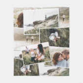 モダン5ミニマル枚の写真エレガントフリースブランケット フリースブランケット (正面)