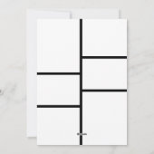 モダン5枚写真コラージュ クリスマス (裏面)