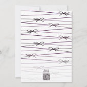 モダン5歳誕生日バルーン パーティー招待状カード 招待状 (裏面)