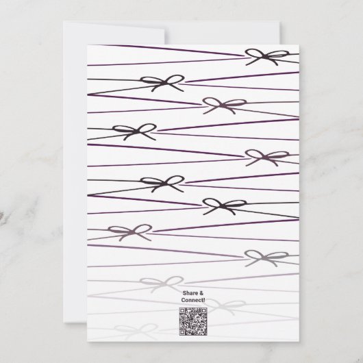 モダン5歳誕生日バルーン パーティー招待状カード 招待状 (裏面)