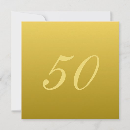 モダン50周年招待状 招待状 (正面)