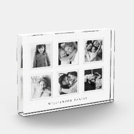 モダン6グリッドマットボード（モノクロ） フォトブロック