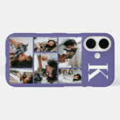 モダン6ペットフォトパープル Case-Mate iPhoneケース (裏面 (横))