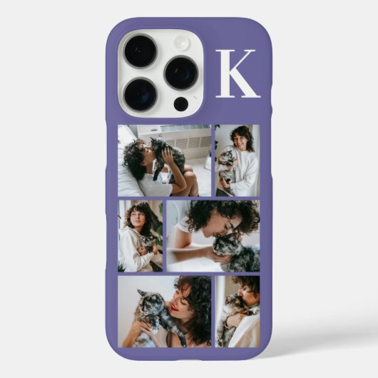 モダン6ペットフォトパープル Case-Mate iPhoneケース (裏面)