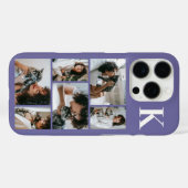 モダン6ペットフォトパープル Case-Mate iPhoneケース (裏面 (横))