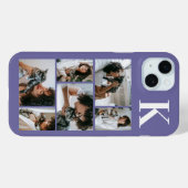 モダン6ペットフォトパープル Case-Mate iPhoneケース (裏面 (横))