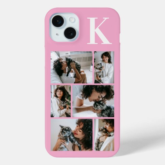 モダン6ペットフォトピンク Case-Mate iPhoneケース (裏面)