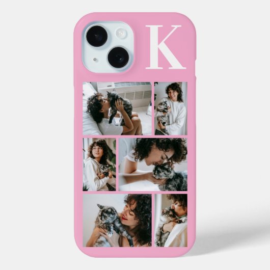 モダン6ペットフォトピンク Case-Mate iPhoneケース (裏面)