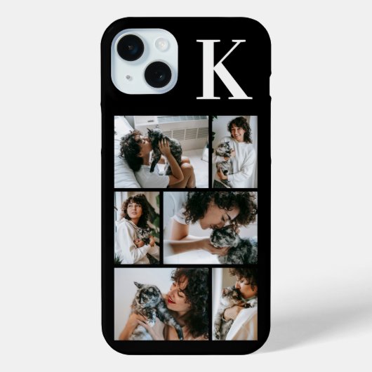 モダン6ペットフォトブラック Case-Mate iPhoneケース (裏面)