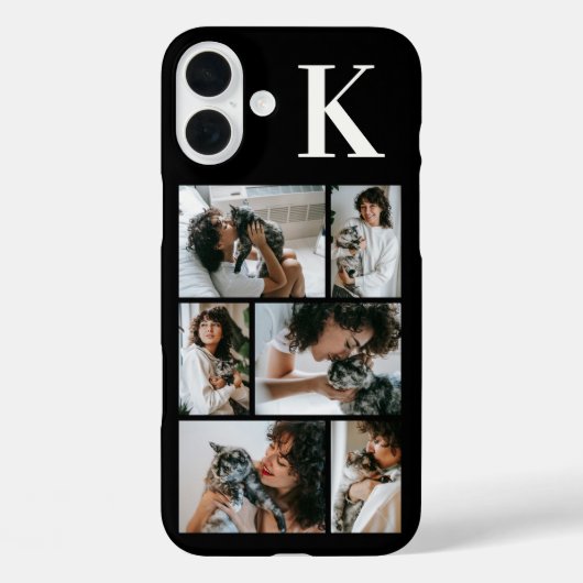 モダン6ペットフォトブラック Case-Mate iPhoneケース (裏面)