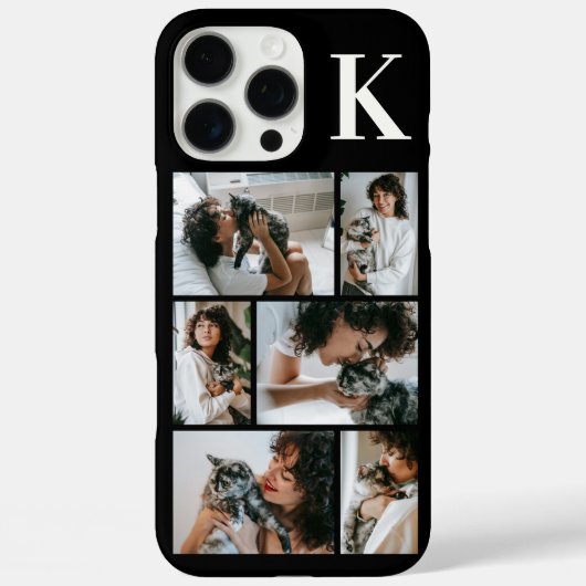 モダン6ペットフォトブラック Case-Mate iPhoneケース (裏面)